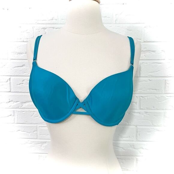 Victoria's Secret Other - Victoria’s Secret Demi Teal Bra Size 34D